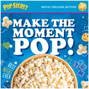 Pop Secret Microwave Popcorn, Movie Theater Butter Flavor, 3.2 oz Sharing Bags, 6 Ct