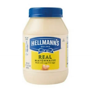Hellmann's Real Mayonnaise Condiment Real Mayo Gluten Free, Made with 100% Cage-Free Eggs 30 oz (2pack)