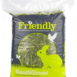 Friendly ReadiGrass Rabbit Food Dried Grass High Fibre Small 1 kg (Pack of 1)