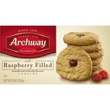 Archway Cookies, Raspberry Filled, 9 oz